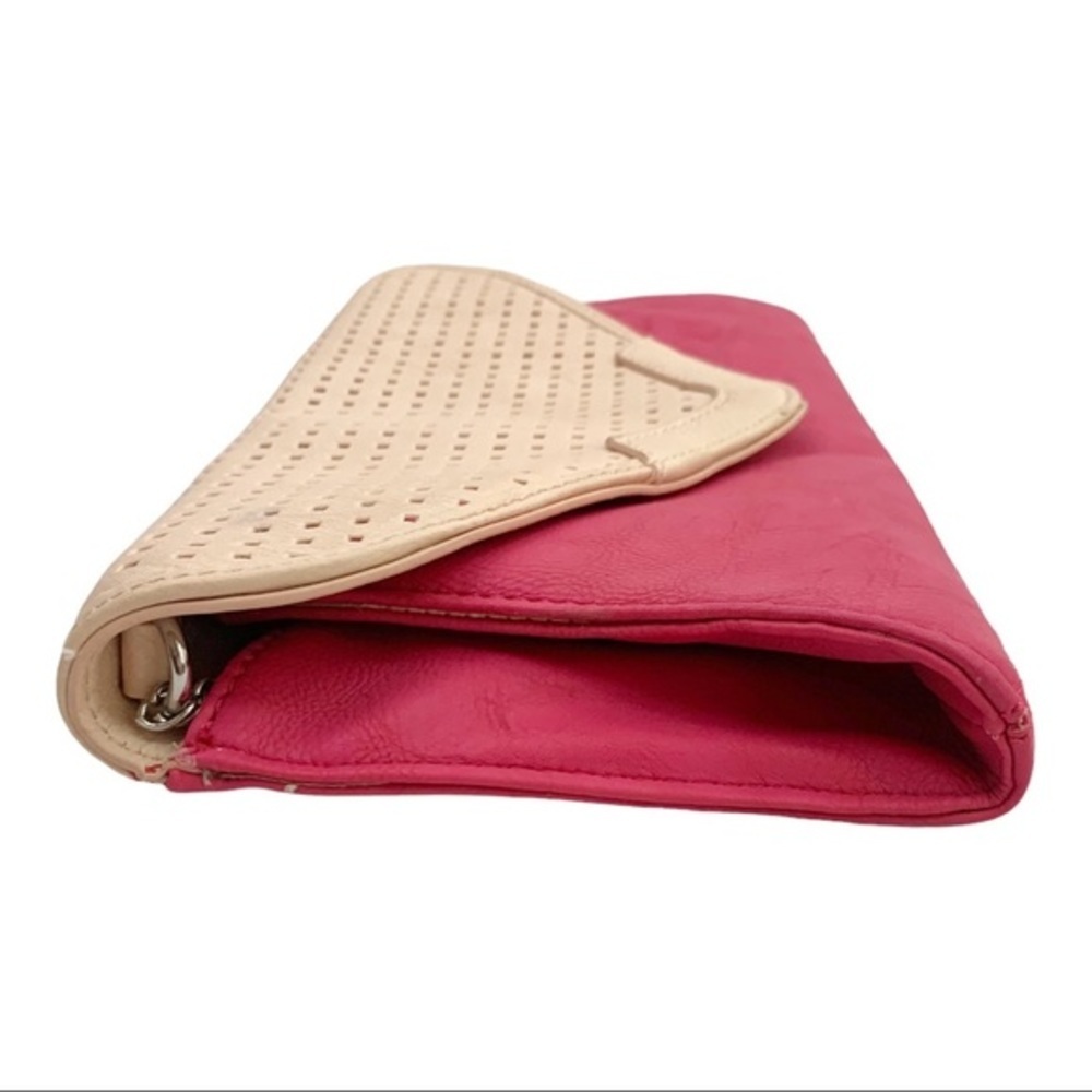 NWT Charming Charlie Yasmin Pink Chain Clutch Purse Women’s - Picture 9 of 14
